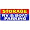 Signmission STORAGE RV & BOAT PARKING BANNER SIGN short long term secure indoor, B-120 Storage Rv & Boat Parkin B-120 Storage Rv & Boat Parkin - alternate 1